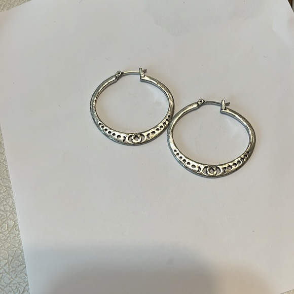 Silver hoops - Picture 2 of 2